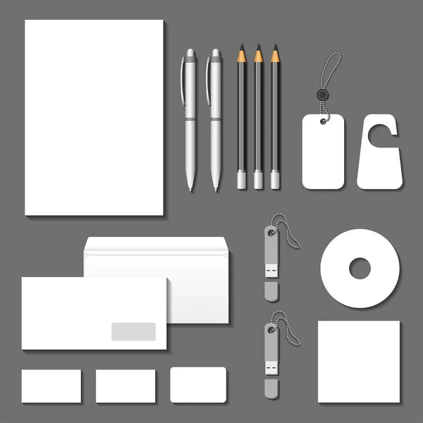 Vektör kurumsal kimlik şablonları. Kartları, zarf, iş c