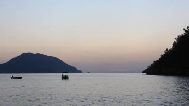 Восход солнца над морем Time Lapse 4K — стоковое видео