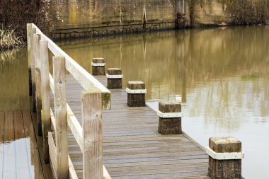 İngiltere'de kırsal kent nehir medway