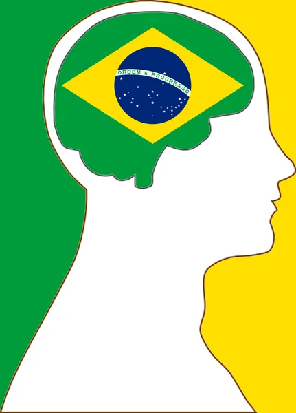 Brazilië in mijn gedachten — Stockfoto