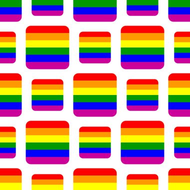 Gökkuşağı bayrağı ile sorunsuz arka plan