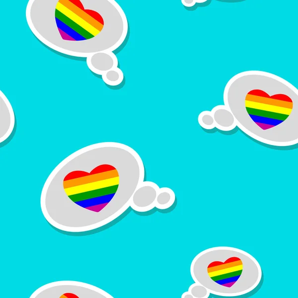 Fond sans couture avec des icônes Gays — Image vectorielle