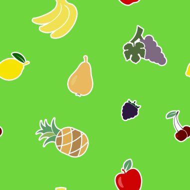 Meyveli pürüzsüz arkaplan 