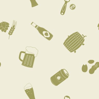 bira simgeleri ile Seamless Modeli  
