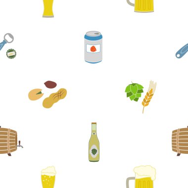 bira simgeleri ile Seamless Modeli  