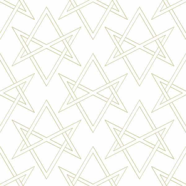 Modèle Vectoriel Sans Couture Avec Hexagramme Unicursal Pour Votre Projet — Image vectorielle