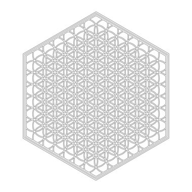 Projeniz için eski yaşam sembolü olan vektör simgesi