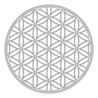 Projeniz için eski yaşam sembolü olan vektör simgesi