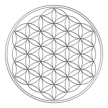 Projeniz için eski yaşam sembolü olan vektör simgesi