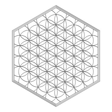 Projeniz için eski yaşam sembolü olan vektör simgesi