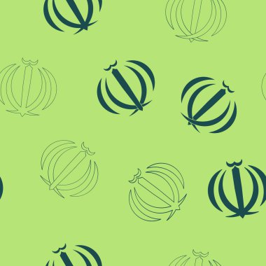 Projeniz için İran Amblemi 'nin kusursuz deseni