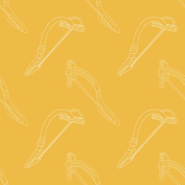 Projeniz için kadim broş fibula desenli kusursuz desen