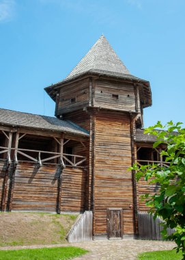 Baturyn, Chernihiv, Ukrayna - 06 / 23 / 2021: Baturyn Kalesi Kalesi