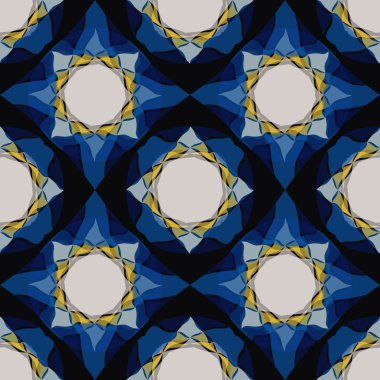 Soyut geometrik şekillere sahip kusursuz arkaplan