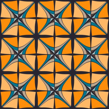 Soyut geometrik şekillere sahip kusursuz arkaplan