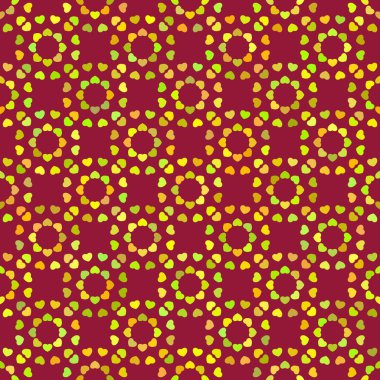 Soyut geometrik şekillere sahip kusursuz arkaplan