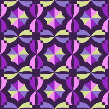 Soyut geometrik şekillere sahip kusursuz arkaplan