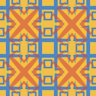 Soyut geometrik şekillere sahip kusursuz arkaplan