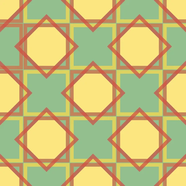 抽象的な幾何学的形状を持つシームレスな背景 — ストックベクタ