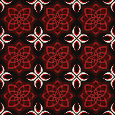 Soyut geometrik şekillere sahip kusursuz arkaplan