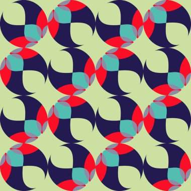 Soyut geometrik şekillere sahip kusursuz arkaplan