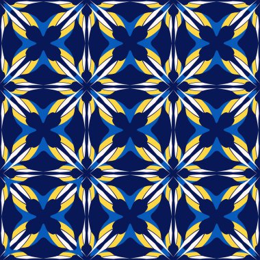 Soyut geometrik şekillere sahip kusursuz arkaplan