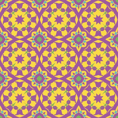 Soyut geometrik şekillere sahip kusursuz arkaplan