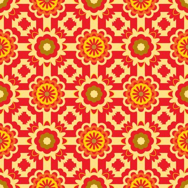 Soyut geometrik şekillere sahip kusursuz arkaplan