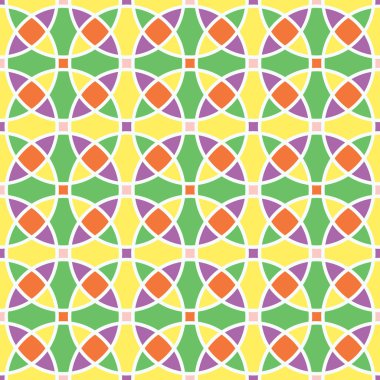 Soyut geometrik şekillere sahip kusursuz arkaplan