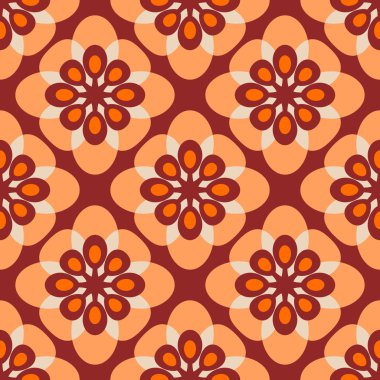 Soyut geometrik şekillere sahip kusursuz arkaplan