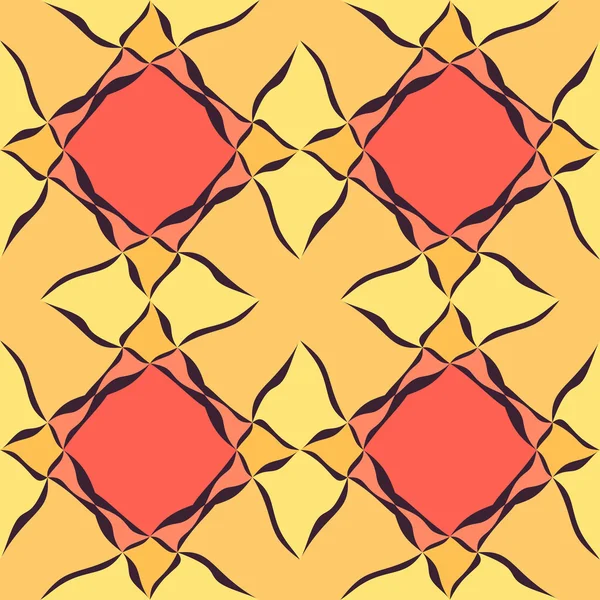 Naadloze achtergrond met abstracte geometrische vormen — Stockvector