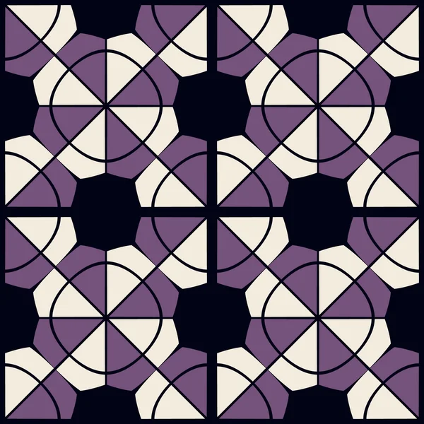 Fondo sin costuras con formas geométricas abstractas — Archivo Imágenes Vectoriales