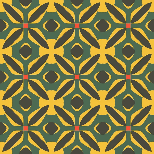 Бесшовный фон с абстрактными геометрическими фигурами — стоковый вектор