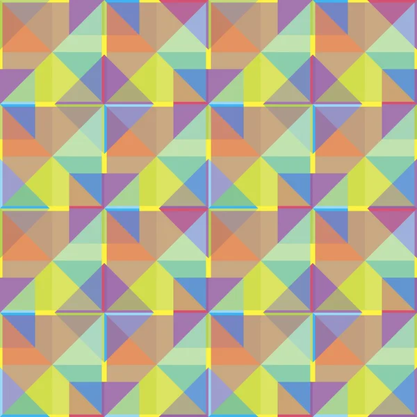 Sömlös bakgrund med abstrakta geometriska former — Stock vektor