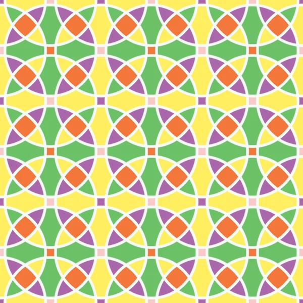 Nahtloser Hintergrund mit abstrakten geometrischen Formen — Stockvektor