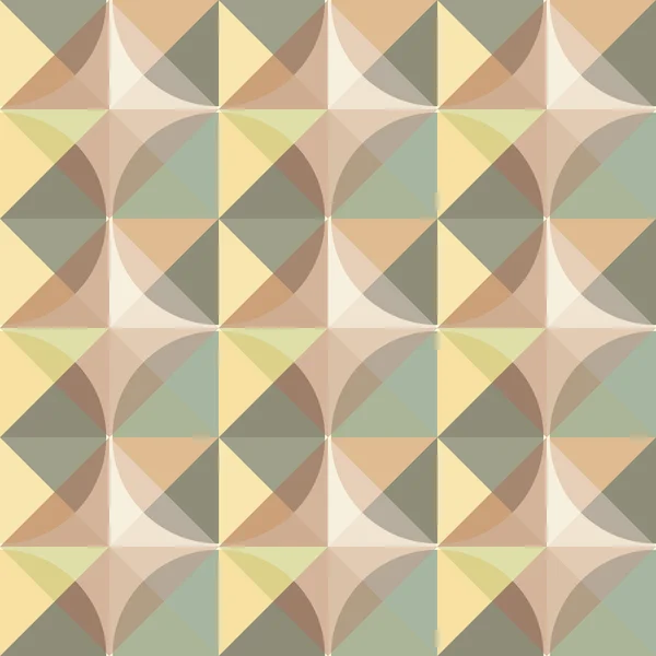 Sömlös bakgrund med abstrakta geometriska former — Stock vektor