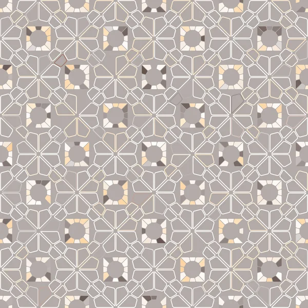 Fondo sin costuras con formas geométricas abstractas — Vector de stock