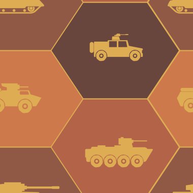 Ordu araç ile sorunsuz arka plan