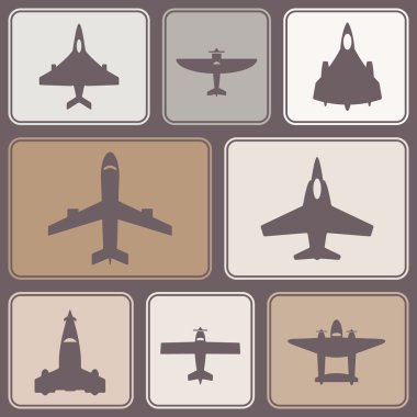 Farklı uçaklar ile sorunsuz arka plan