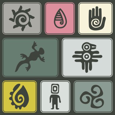 Meksika emanetler dingbats karakterlerle sorunsuz arka plan