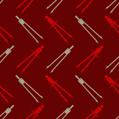 Tasarımınız için farklı pergel ile sorunsuz arka plan