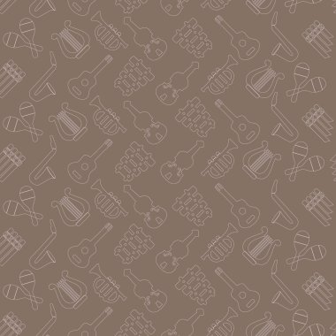 sorunsuz geçmiş müzik aletleri ile