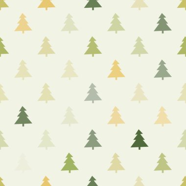 sorunsuz geçmiş ile Noel ağaçları