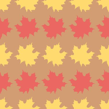 Farklı yaprakları ile sorunsuz arka plan