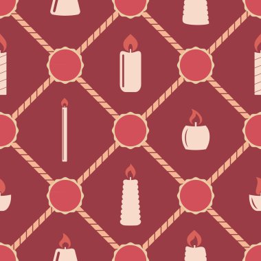 Mumlar ile sorunsuz arka plan