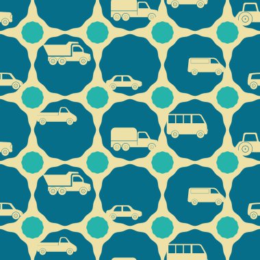 Tasarımınız için araba ile sorunsuz arka plan
