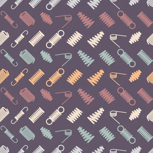 Seamless background with Springs — Stock Vector