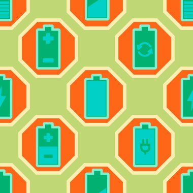 Pil ile sorunsuz arka plan