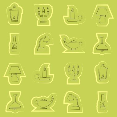 Farklı lambaları sorunsuz arka plan