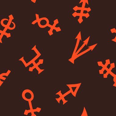 Simya sembolleri ile sorunsuz arka plan